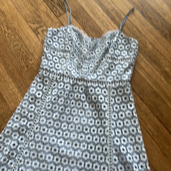 J Crew Daisy Lace Dress Light Blue - Picture 4 of 8